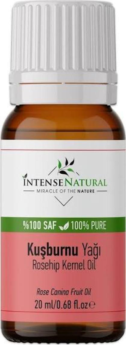 Intense Natural Kuşburnu Çekirdeği Yağı Soğuk Sıkım 20 ml %100 Saf ve Doğal Roseship Seed Oil