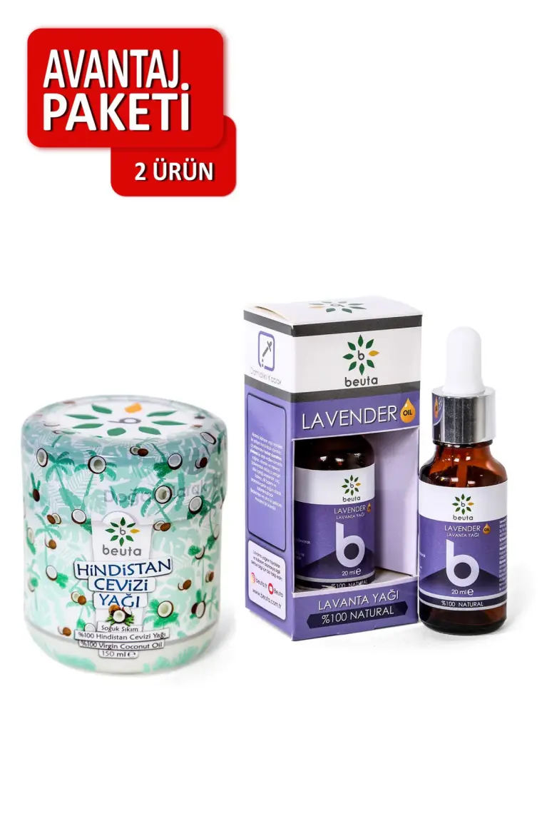 Beuta Hindistan Cevizi Yağı 150 ml + Lavanta Yağı 20 ml