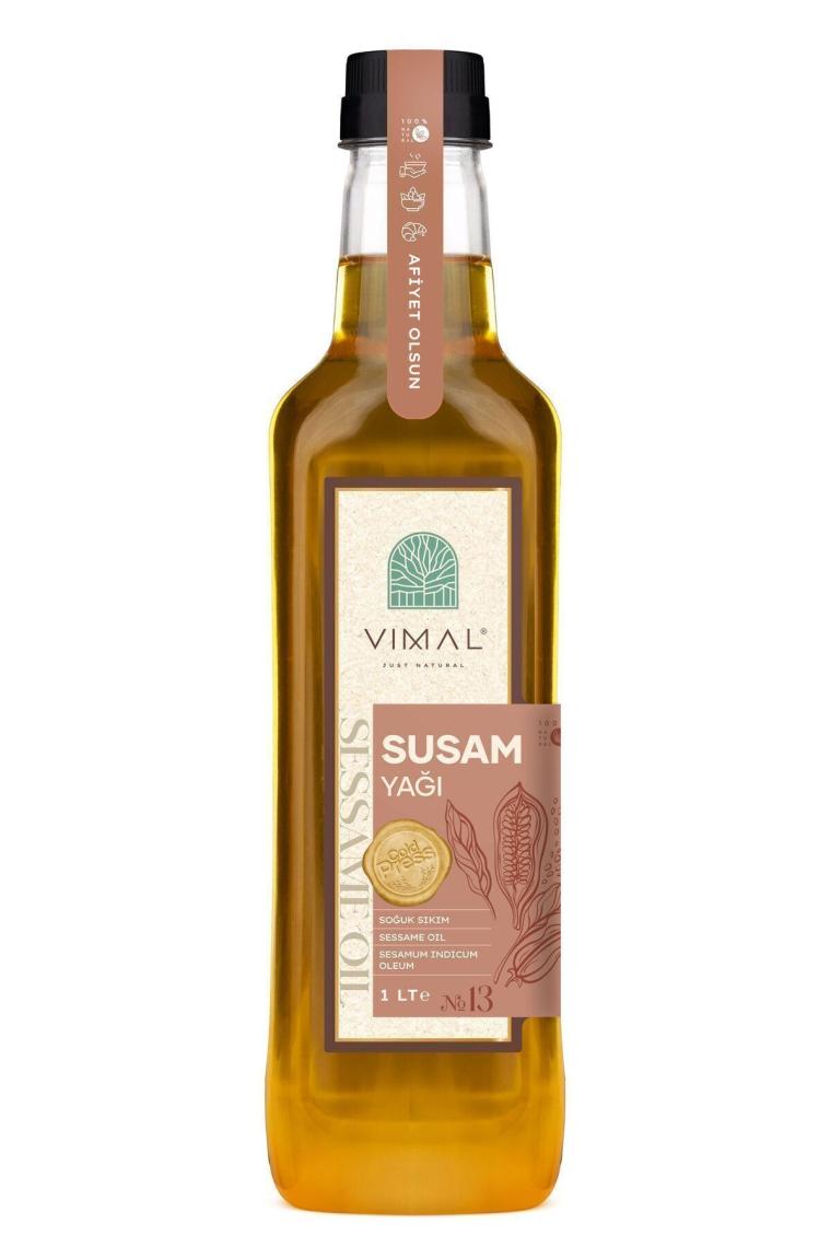 Vimal Soğuk Sıkım Susam Yağı 1 Litre %100 Saf