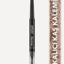 Açılı Kaş Kalemi Ve Kaş Fırçası (bej) - Angled Brow Pencil - 001 Beige - 8690604572038
