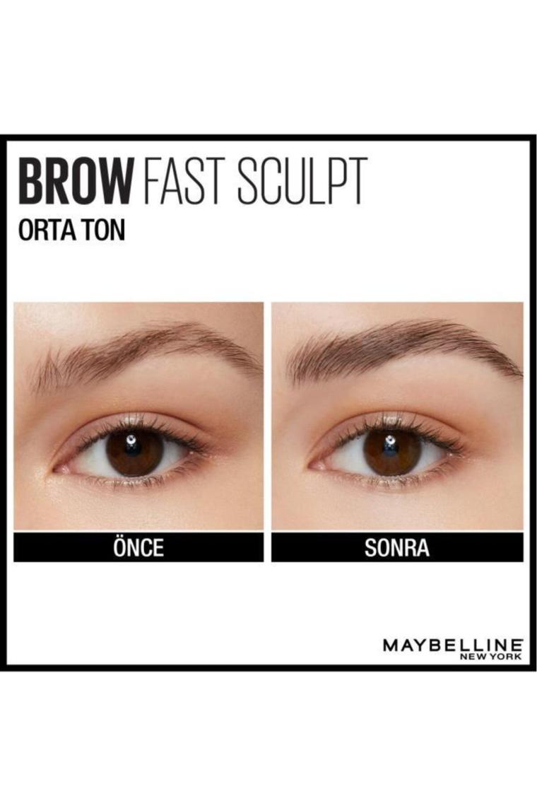 Maybelline Brow Fast Sculpt Gel Kaş Maskarası 04 Medium Brown
