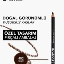 Flormar - Kaş Maskarası Ve Kaş Farı - Eyebrow Pencil 402 Brown 8690604109425 47000046