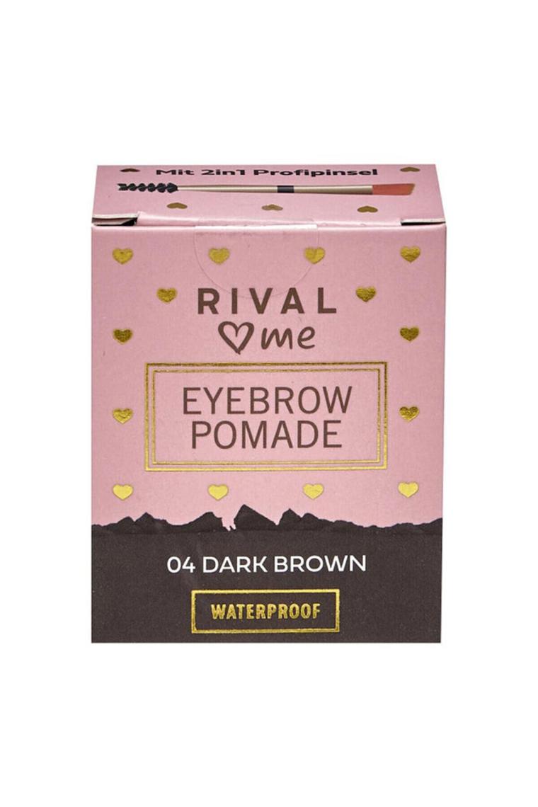 Rival Loves Me Kaş Pomadı Suya Dayanıklı No:04 Koyu Kahve
