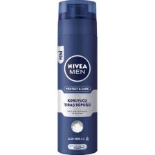 NIVEA Men Protect&Care Tıraş Köpüğü 200ml;Kuru Ciltler İçin;Pürüzsüz Tıraş