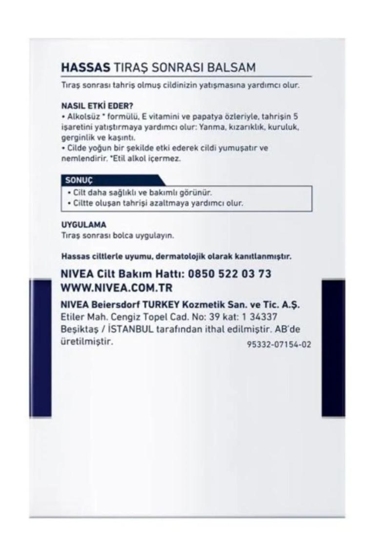 MEN Erkek Tıraş Sonrası Balsam 100ml, Hassas Ciltlere Özel Hızlı Rahatlatma, Konforlu Tıraş Deneyimi