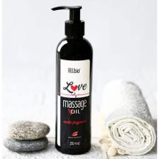 AllBio 250 ml Aşk Aromalı Masaj Yağı - Doğal, Yenilebilir ve Tüm Vücut İçin Uygun