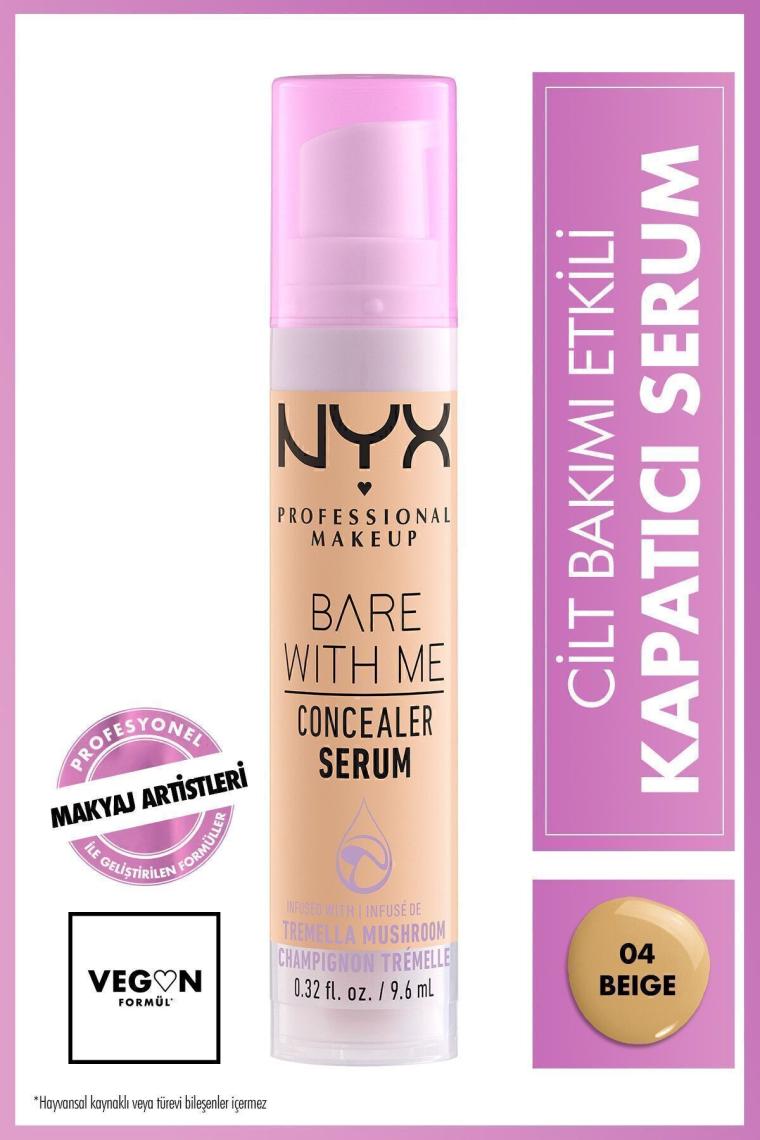 Nyx Professional Makeup Bare With Me Kapatıcı Serum 04 Beige