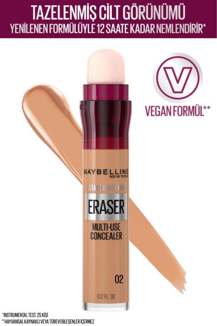 Maybelline New York Instant Anti Age Eraser Kapatıcı 02 Nude