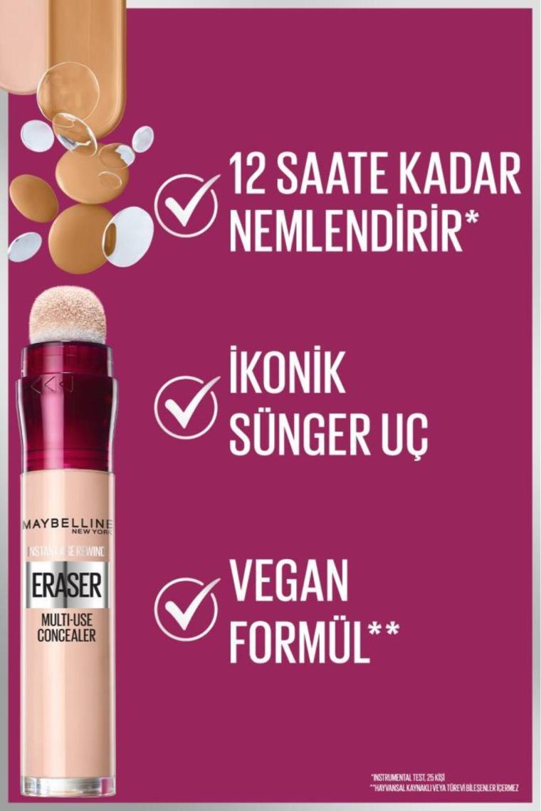 Maybelline New York Instant Anti Age Eraser Kapatıcı 02 Nude
