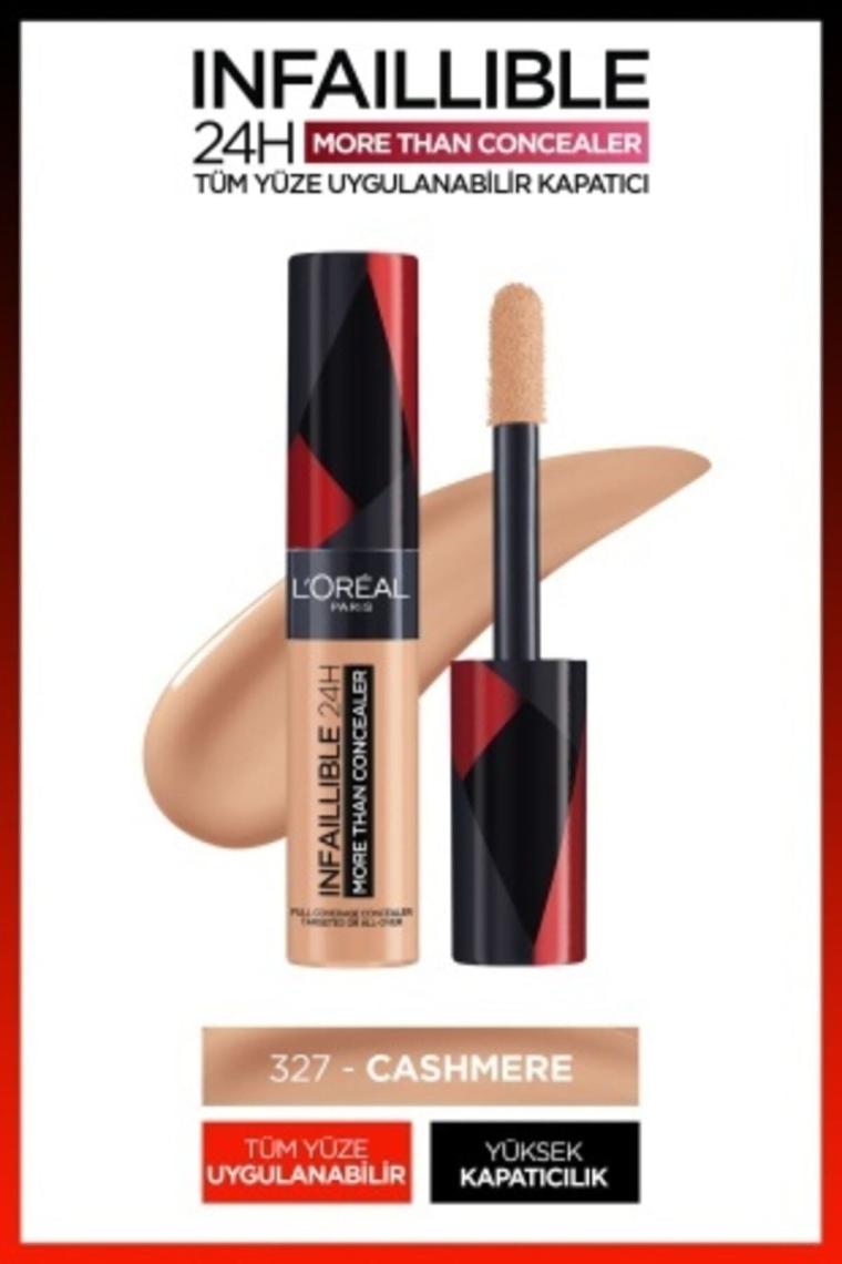 Loreal Paris Infaillible More Than Concealer 327 Cashmere Tüm Yüze Uygulanabilir Kapatıcı