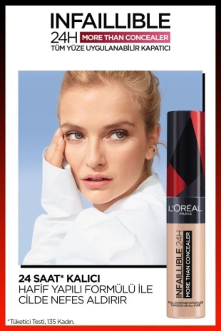 Loreal Paris Infaillible More Than Concealer 327 Cashmere Tüm Yüze Uygulanabilir Kapatıcı