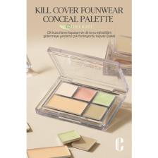 Clio Kremsi Dokuya Sahip Concealer Paleti CLIO Kill Cover Founwear Conceal Palette (Delight)