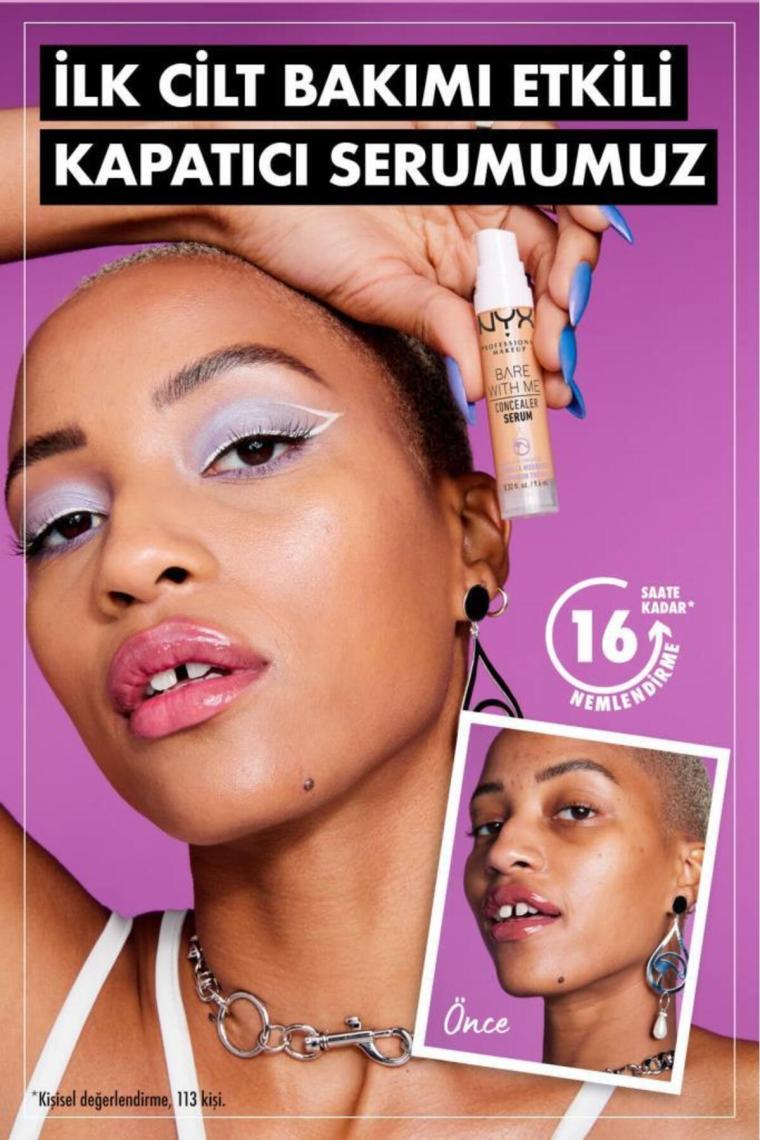 NYX Professional Makeup Bare With Me Kapatıcı Serum 02 Light