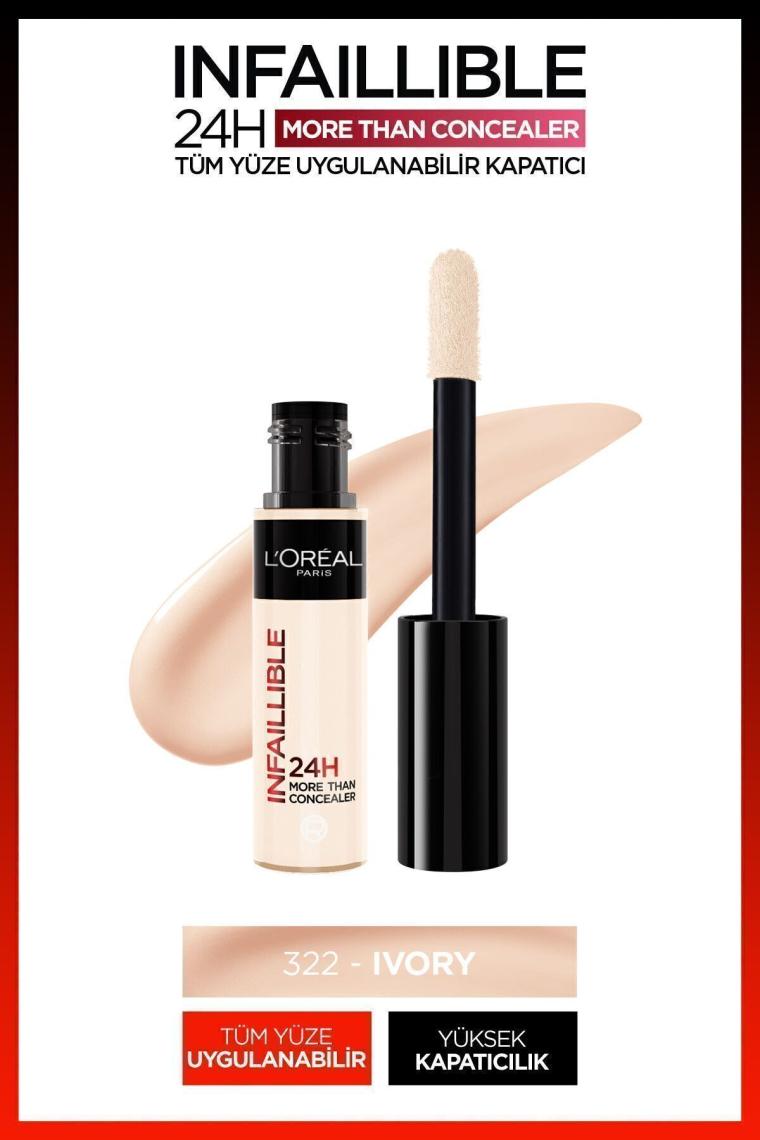 Infaillible Tüm Yüze Uygulanabilir Kapatıcı 322 Ivory Concealer
