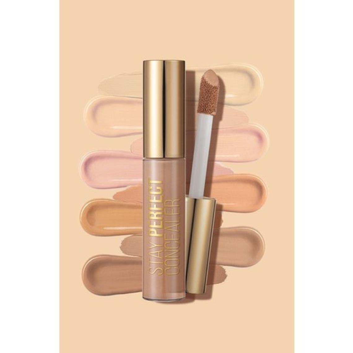 Stay Perfect Yüksek Pigmentli & Yarı Mat Bitişli Likit Kapatıcı (008 Golden Beige) 8682536085588