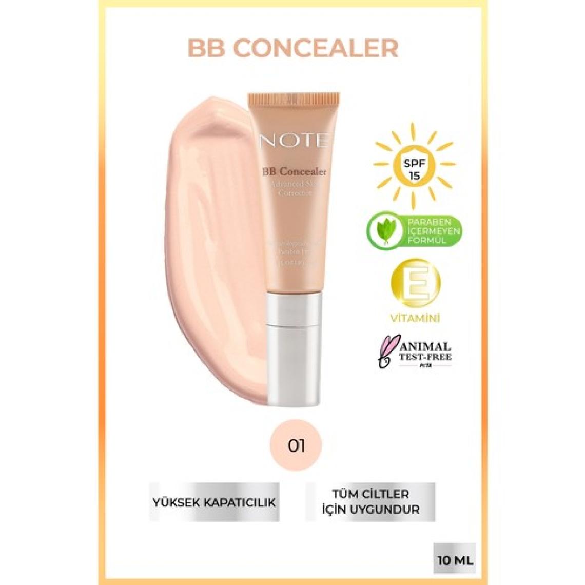 Note BB Concealer SPF 15 Göz Altı Kapatıcısı 01