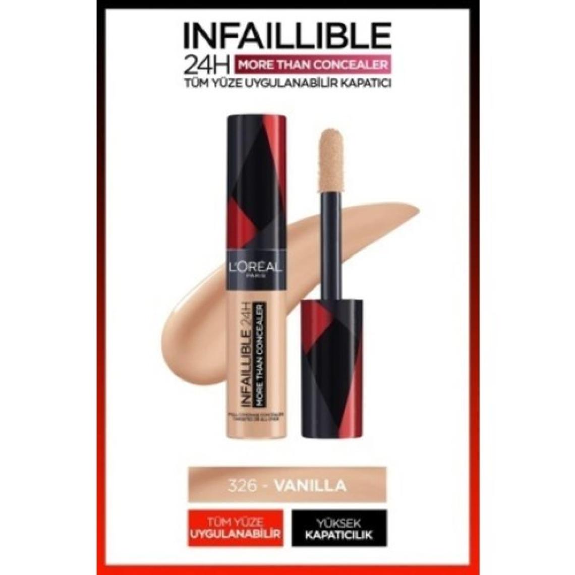 Loreal Paris Infaillible More Than Concealer 326 Vanilla Tüm Yüze Uygulanabilir Kapatıcı
