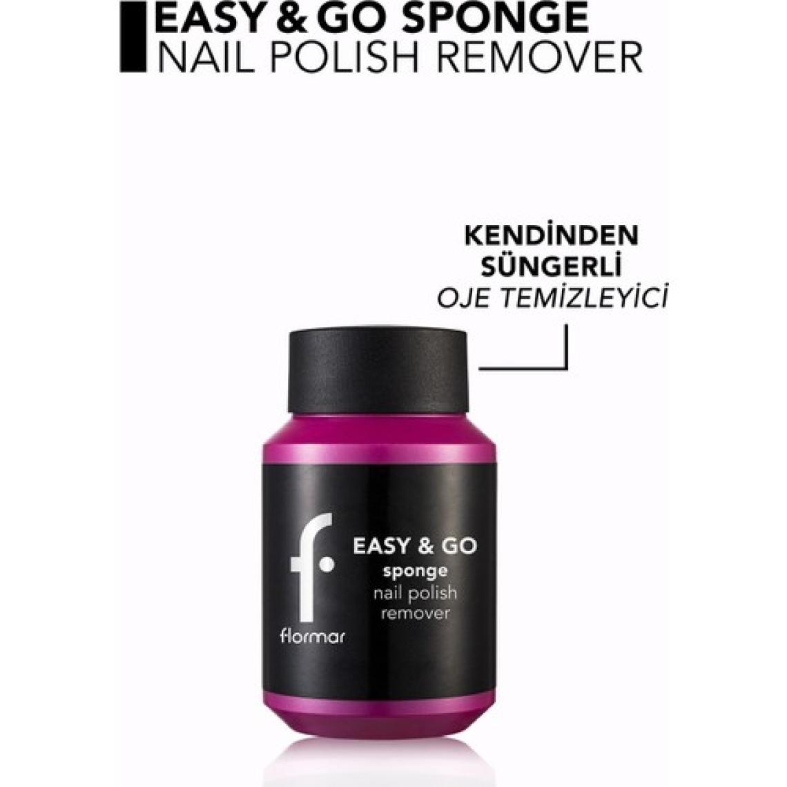 Flormar Easy & Go Kendinden Süngerli Pratik Oje Temizleyici (000) 8682536034289