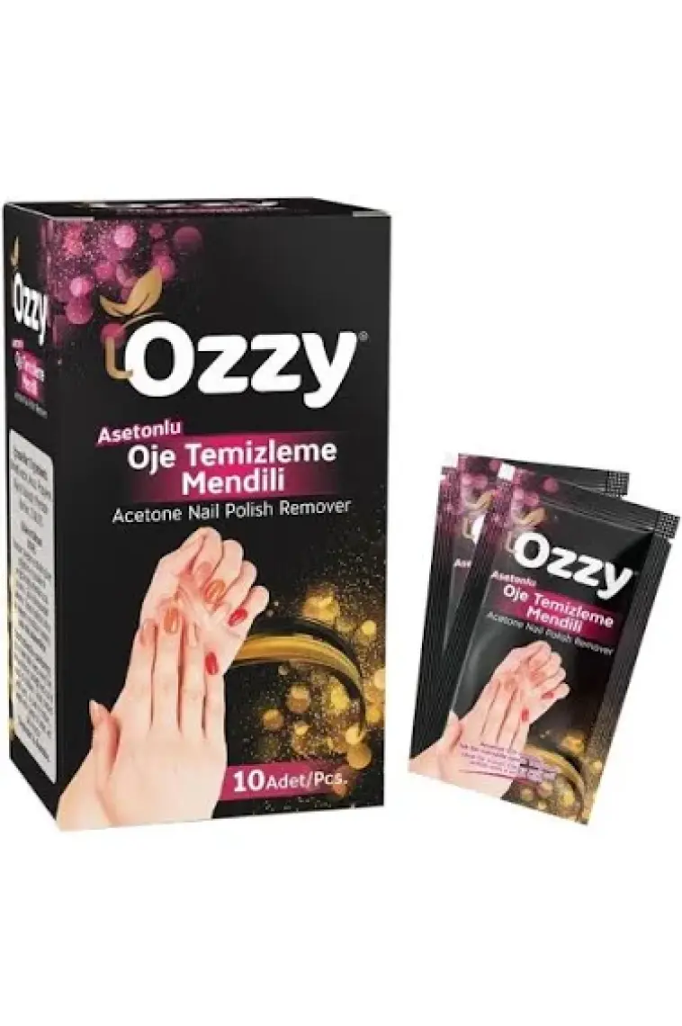 Lozzy Asetonlu Oje Temizleme Mendili 10 Adet