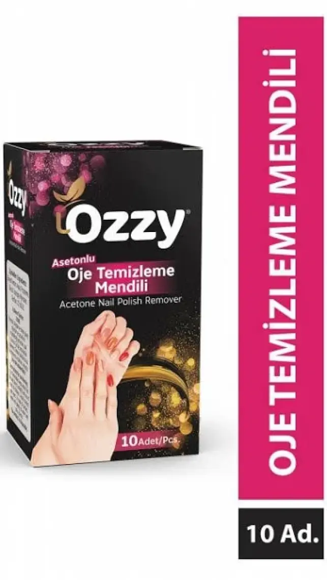 Lozzy Asetonlu Oje Temizleme Mendili 10 Adet