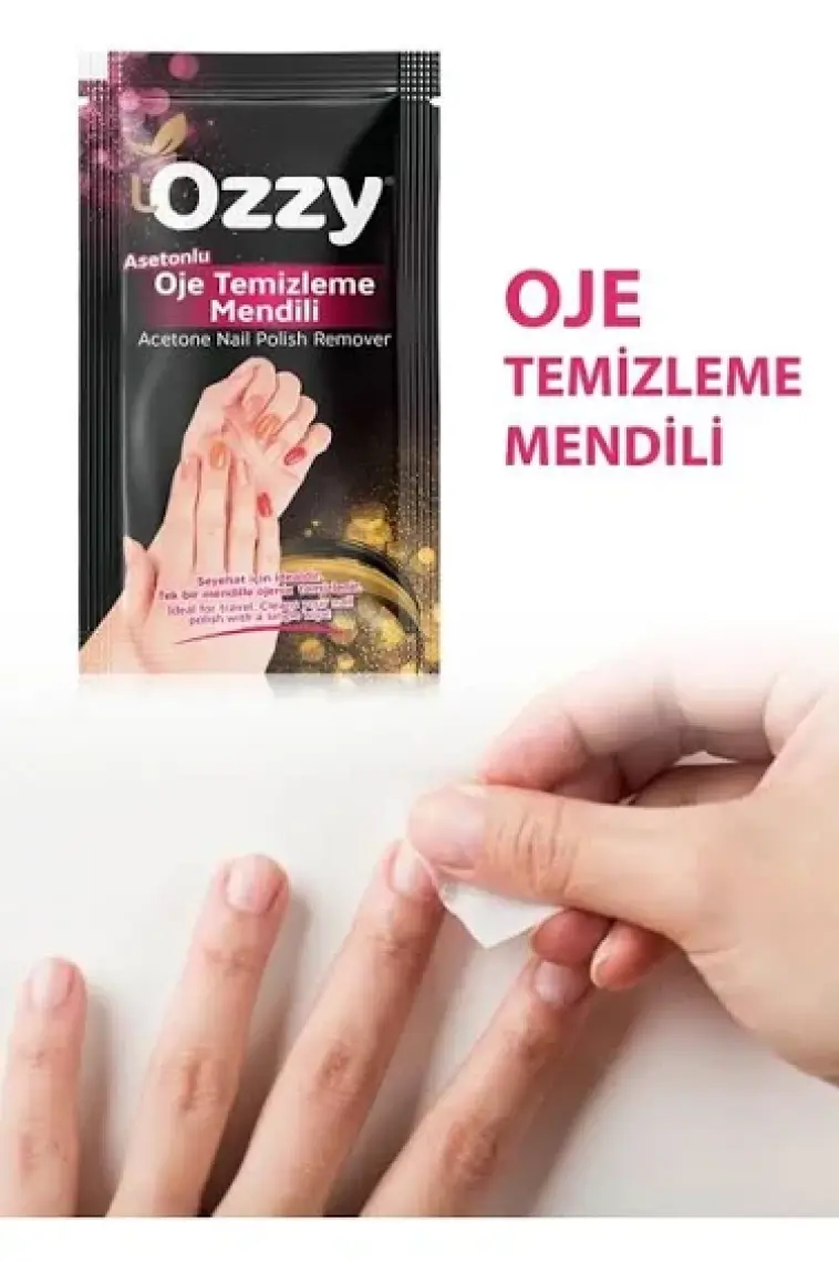 Lozzy Asetonlu Oje Temizleme Mendili 10 Adet