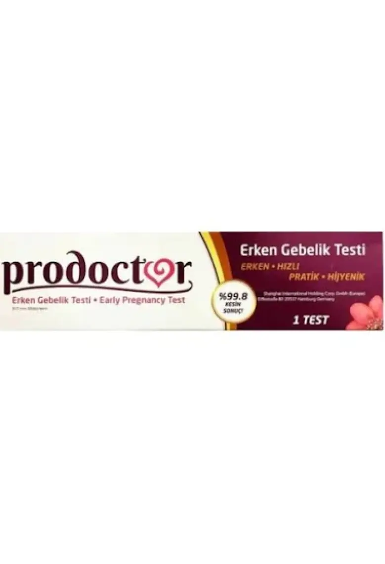 Prodoctor Hamilelik Testi %99 Kesin Sonuç 1 Adet