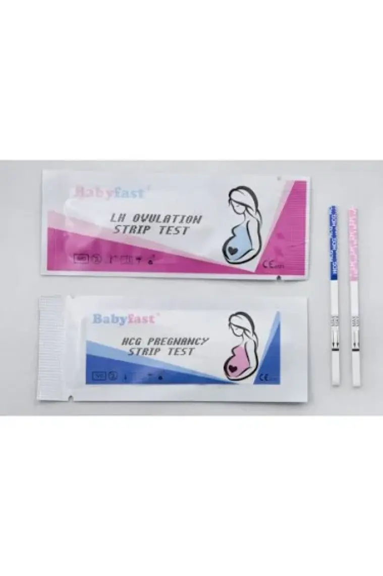 Babyfast 30 Adet Ovulasyon 2 Adet Gebelik Test Hijyenik Strip Test