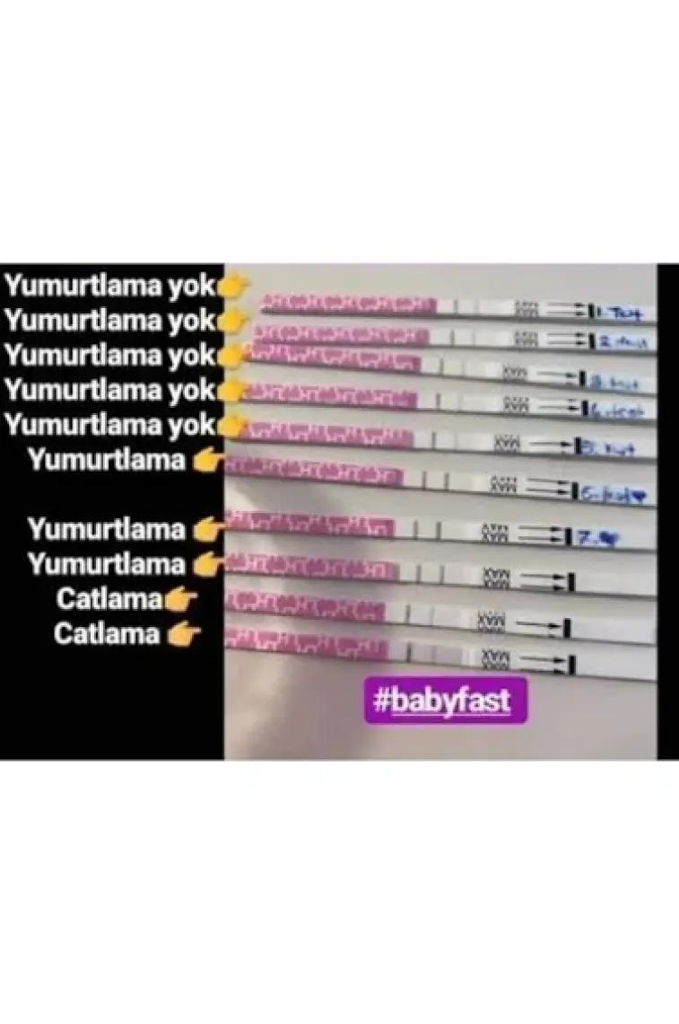 Babyfast 30 Adet Ovulasyon 2 Adet Gebelik Test Hijyenik Strip Test