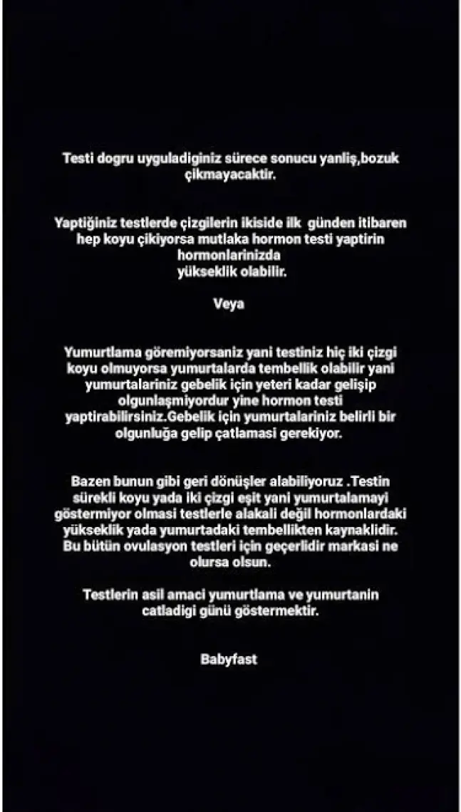 Babyfast 20 Adet Ovulasyon 2 Adet Gebelik Hijyenik Strip Test OVULASYON20