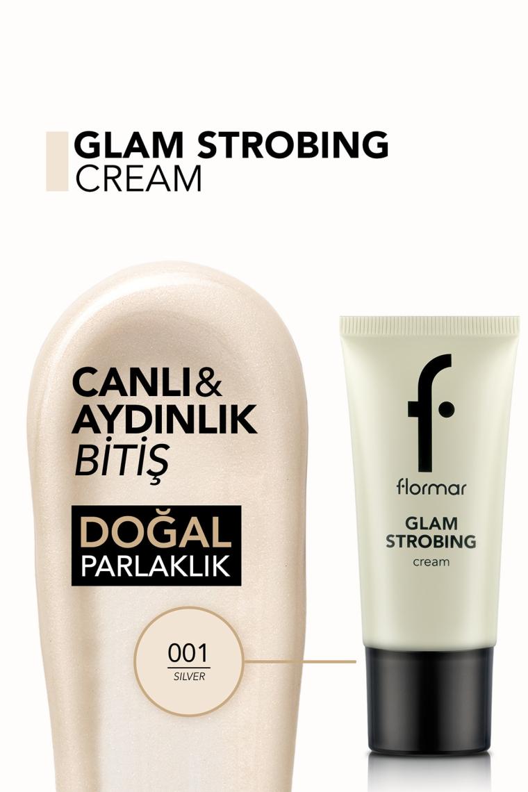 Aydınlatıcı Makyaj Bazı (GÜMÜŞ) - Glam Strobing Cream - 001 Silver - 8690604645909