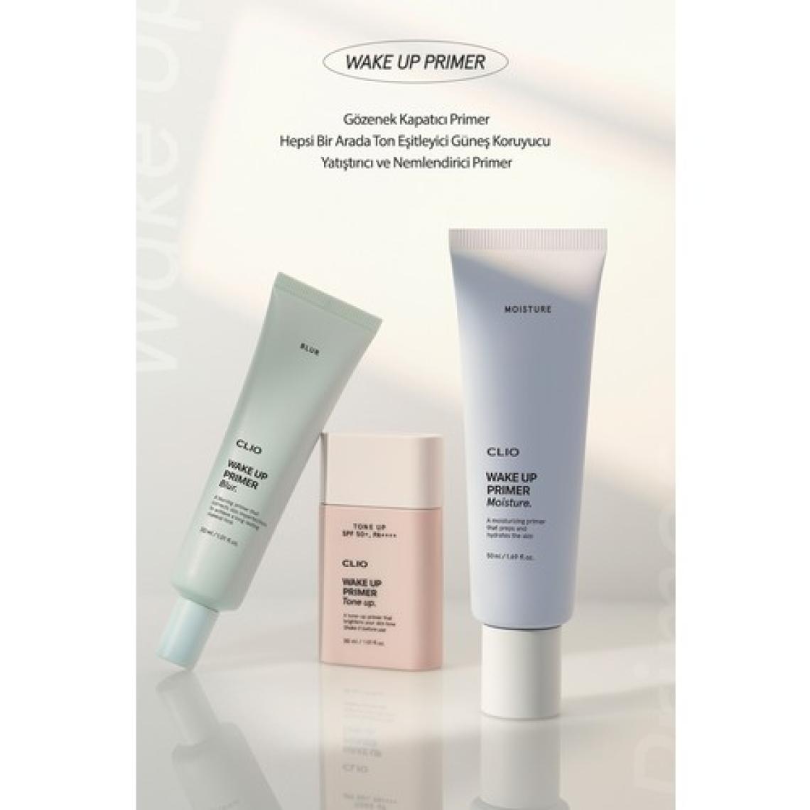 Clio Uzun Süre Kalıcı Ton Eşitleyici Görünüm Sunan Makyaj Bazı CLIO Wake Up Primer Tone Up