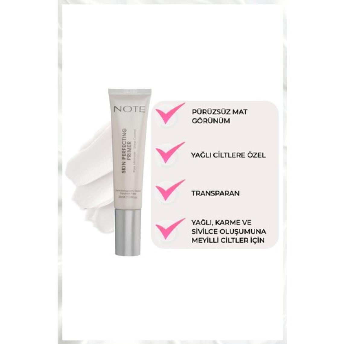 Note Skin Perfecting Primer Matlaştırıcı Makyaj Bazı