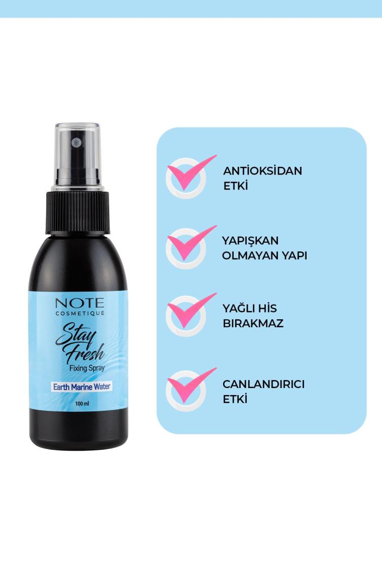 Stay Fresh Fixing Spray Su Bazlı Makyaj Sabitleyici Sprey