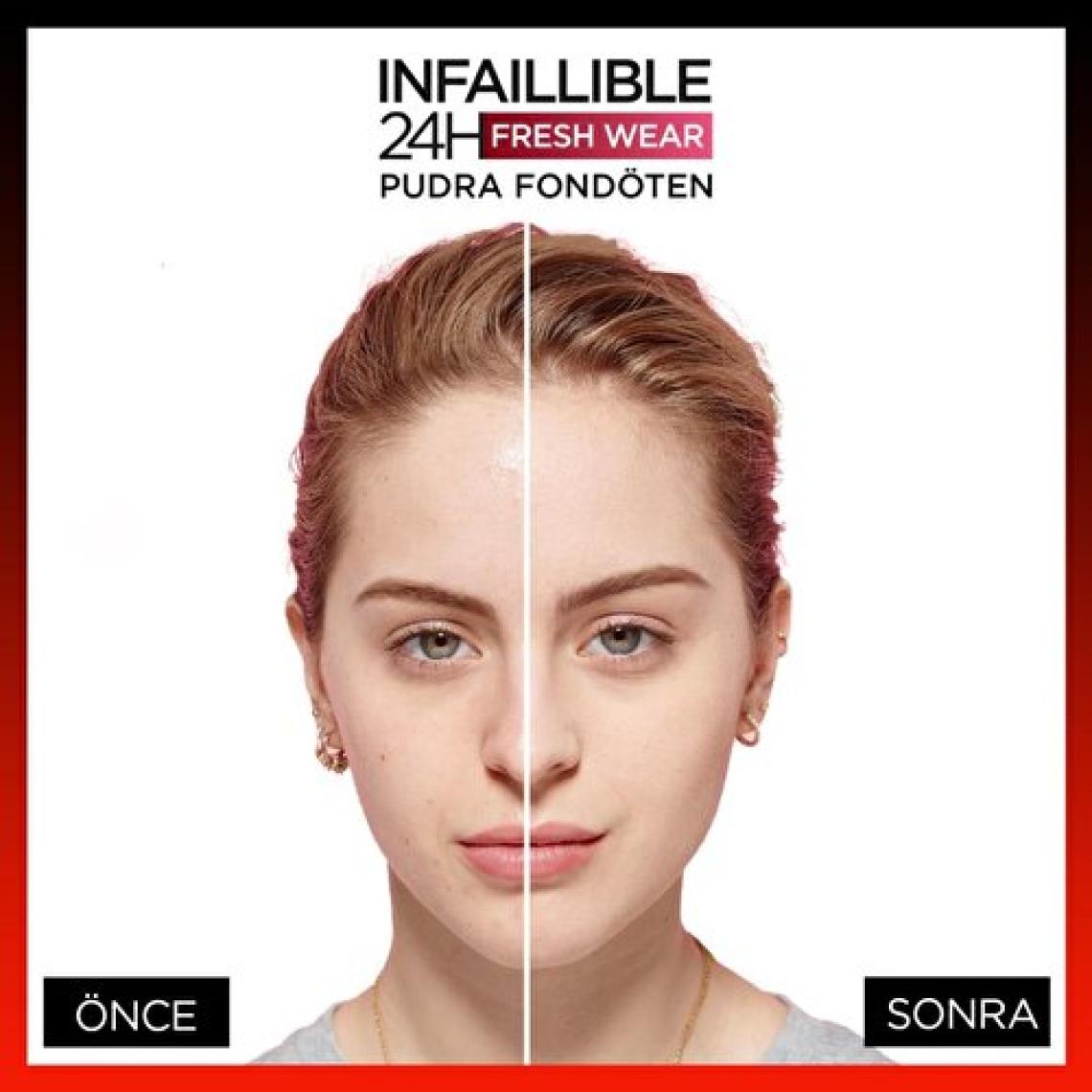 Loreal Paris Infaillible 24H Fresh Wear Fondation in a Powder Pudra Fondöten 40 Cashmere