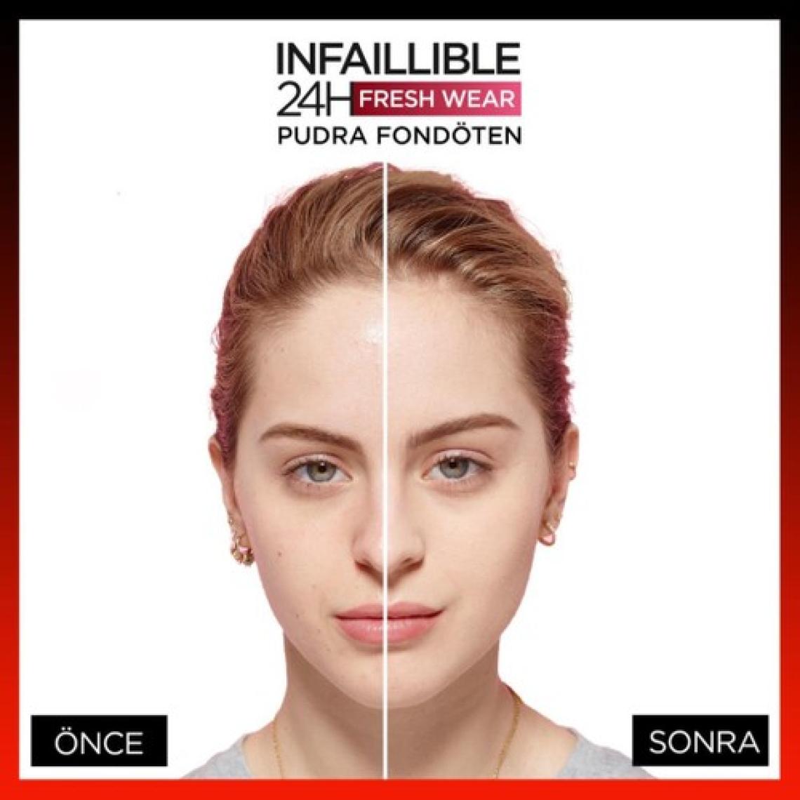 L'Oréal Paris Infaillible 24H Fresh Wear Pudra Fondöten 120 Vanilla