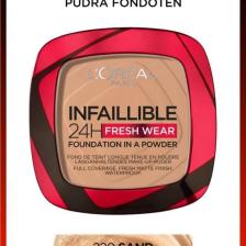 Loreal Paris Infaillible 24H Fresh Wear Fondation in a Powder Pudra Fondöten 220 Sand