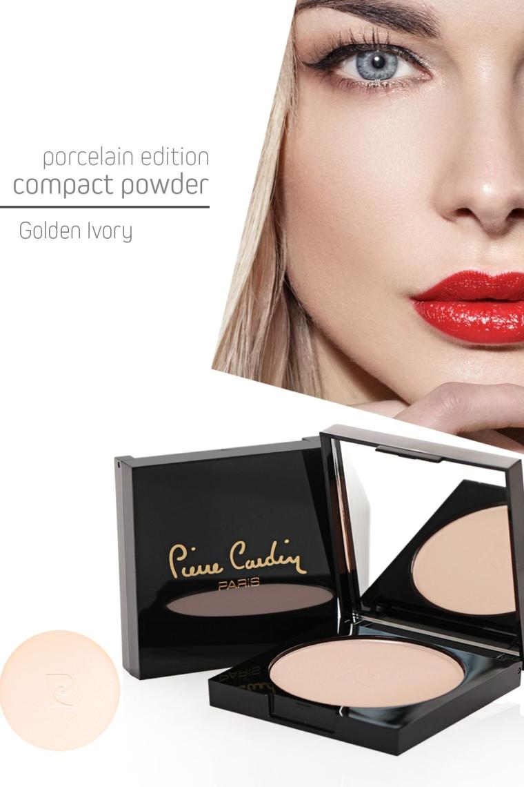 Pierre Cardin Porcelain Edition Compact Powder Golden Ivory Pudra