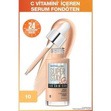 Maybelline New York Super Stay Skin Tint C Vitaminli Fondöten 10