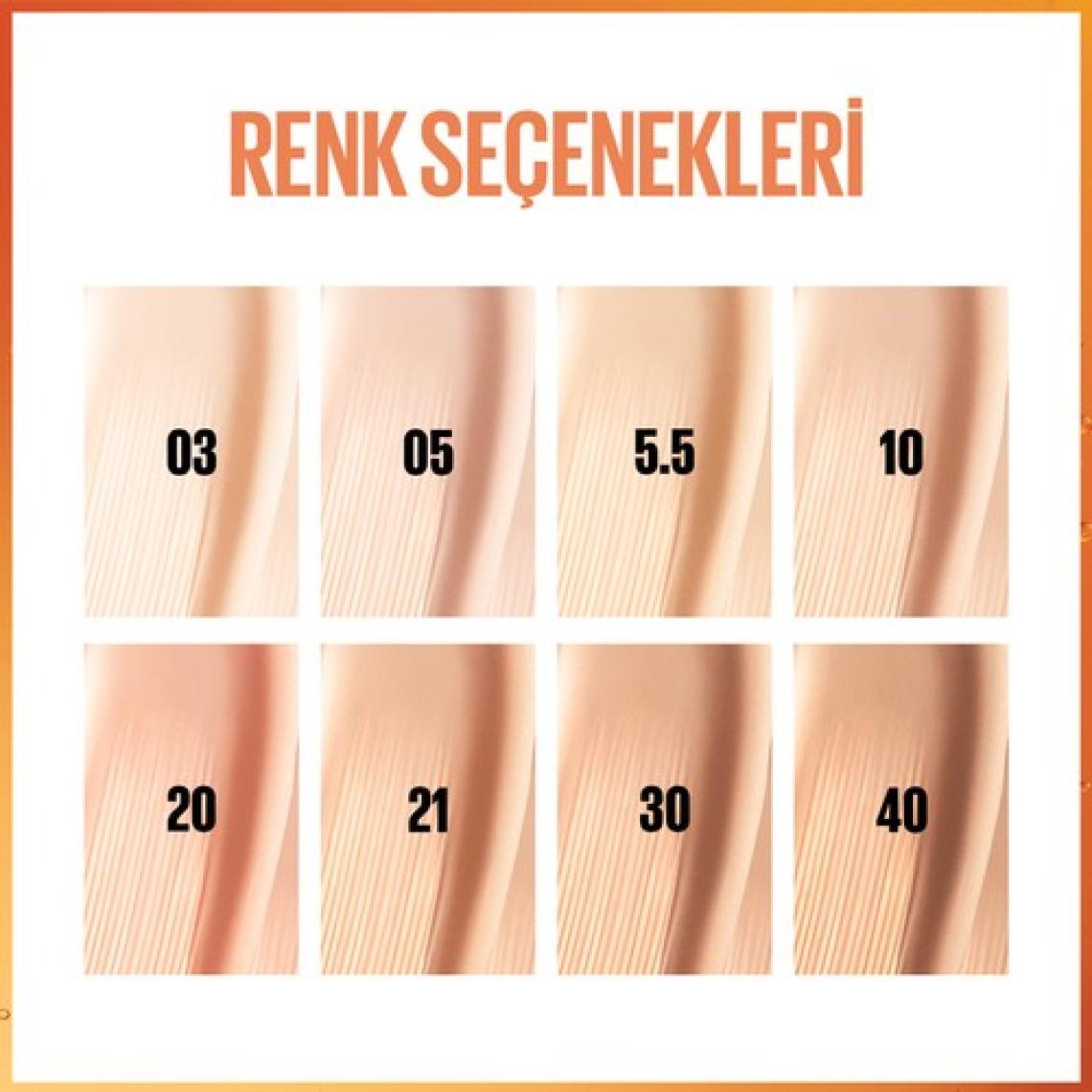 Maybelline New York Super Stay Skin Tint Fondöten - C Vitamini ile Zenginleştirilmiş, SPF 24, 24 Saat Kalıcı, Sağlıklı ve Parlak Görünüm, Pürüzsüz Sonuç