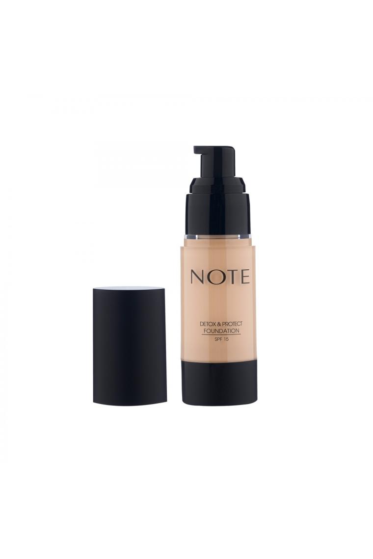Note Detox & Protect Fondöten Spf 15 02 Natural Beige