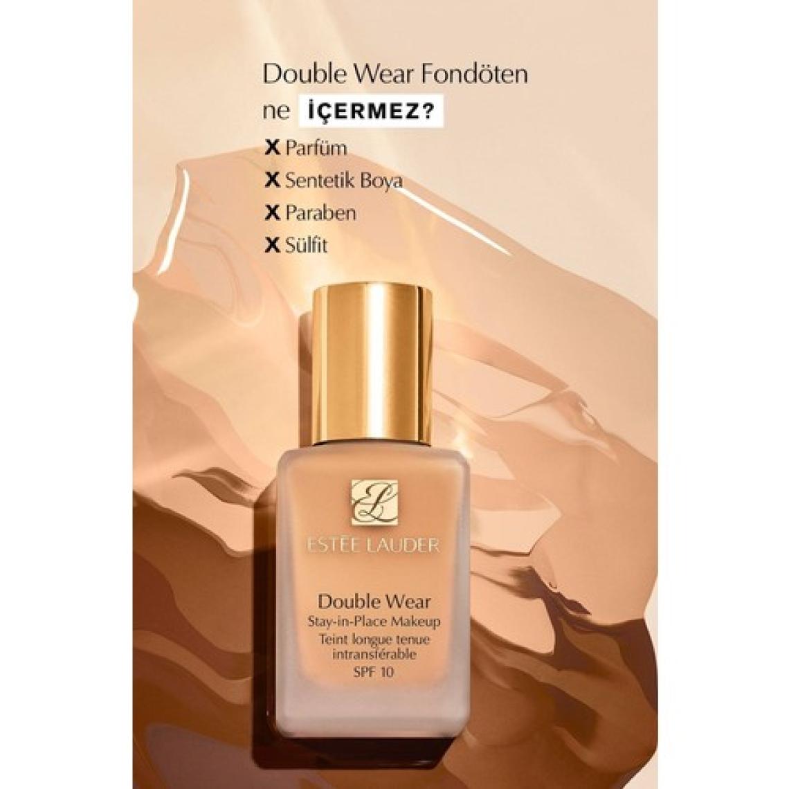 Estee Lauder Doğal ve Mat Bitişli - Double Wear Stay-in-Place Fondöten SPF 10 ( 2N2 Buff ) - 30 ml