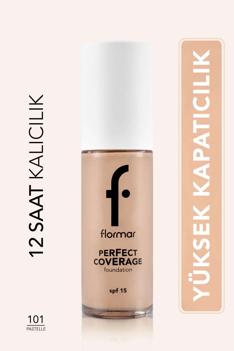 Flormar Fondöten Perfect Coverage 101 Pastelle