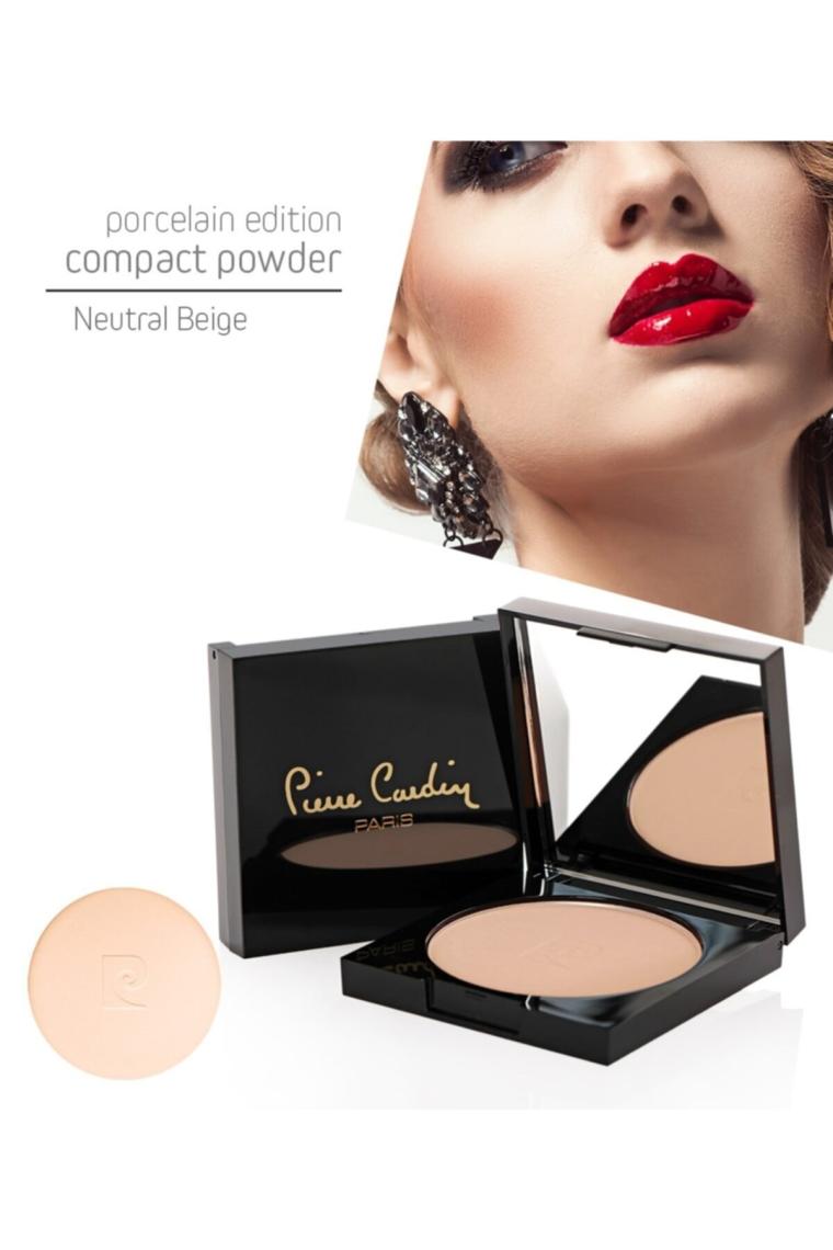Pierre Cardin Porcelain Edition Compact Powder - Pudra - Neutral Beige