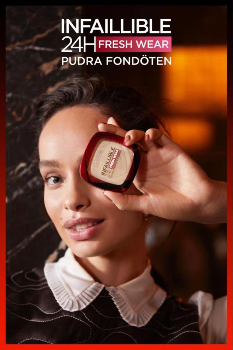 Loreal Paris Infaillible 24H Fresh Wear Fondation in a Powder Pudra Fondöten 140 Golden Beige