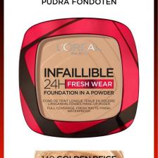 Loreal Paris Infaillible 24H Fresh Wear Fondation in a Powder Pudra Fondöten 140 Golden Beige
