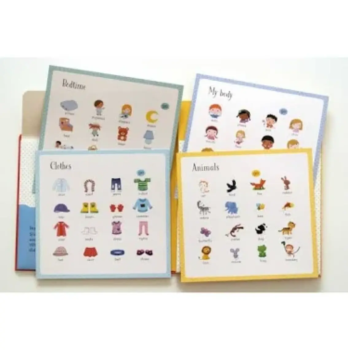 Usborne Okul Öncesi Eğitici Kitap – Listen and Learn First English Words, 3-5 Yaş Çocuklar İçin İngilizce Kelime Öğrenme Serisi