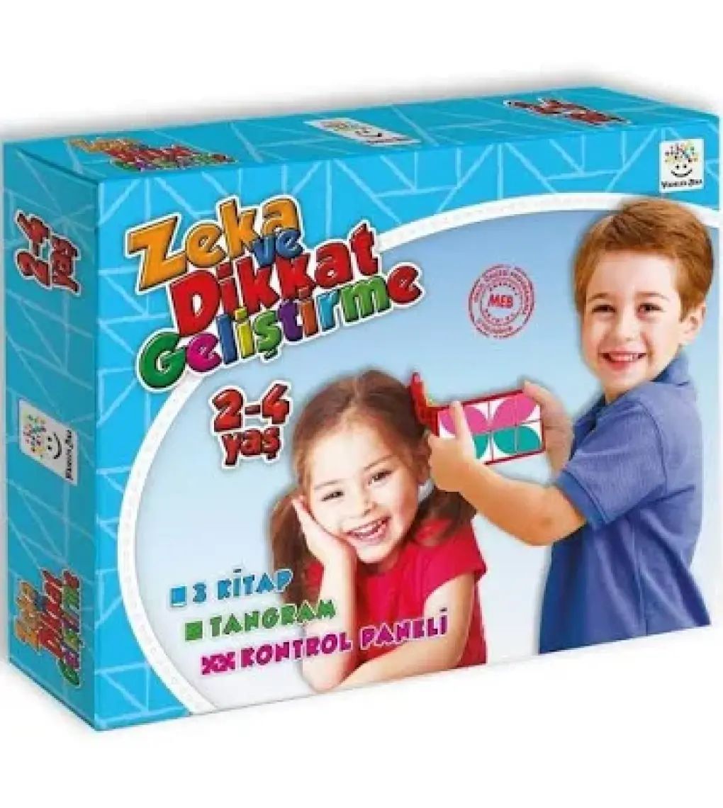 Yükselen Zeka Yayınları Zeka - Dikkat Geliştirme Seti -  (2-4 Yaş)
