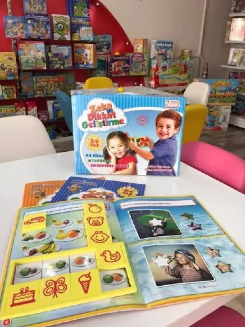 Yükselen Zeka Yayınları Zeka - Dikkat Geliştirme Seti -  (2-4 Yaş)