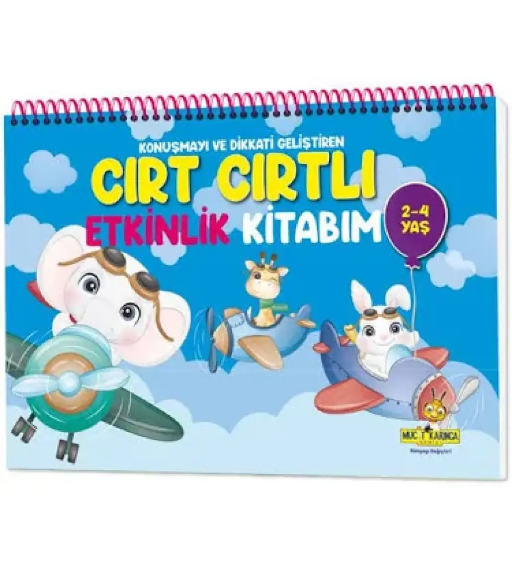 Yükselen Zeka Cırt Cırtlı Etkinlik Kitabım 2-4 Yaş