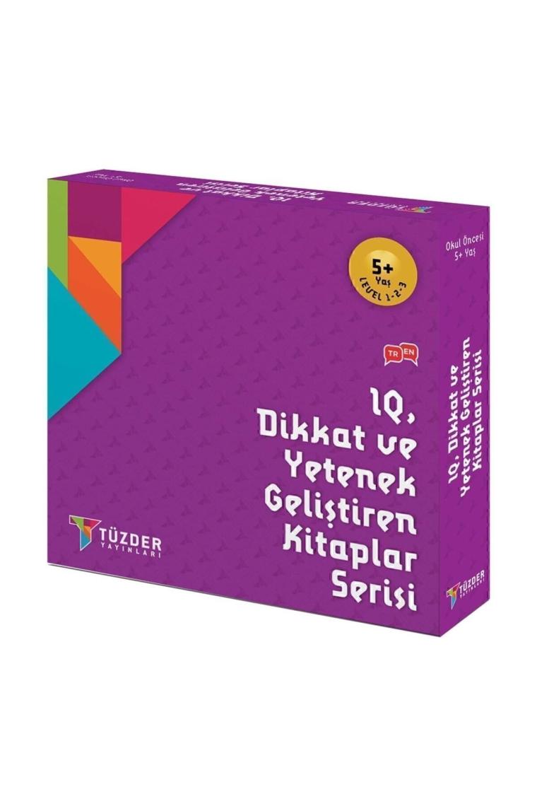 IQ Dikkat ve Yetenek Geliştiren Kitaplar Serisi Seti Level 1-2-3 (9 Kitap Takım) 5+ Yaş